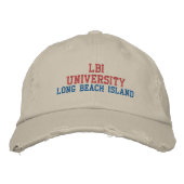 CASQUETTE BRODÉE UNIVERSITÉ LBI (Devant)