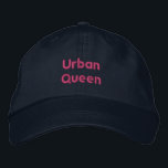 Casquette Brodée Urban Queen - Stylish Magnifique Marine Cool Casqu<br><div class="desc">Dirigez les rues en style avec le casquette brodé Urban Queen — où l'audace rencontre la beauté. Ce casquette réglable marine dispose d'un texte personnalisé qui reflète votre esprit féroce et votre esprit citadin chic. Que vous soyez en déplacement ou que vous fassiez une déclaration, ce casquette est votre couronne...</div>