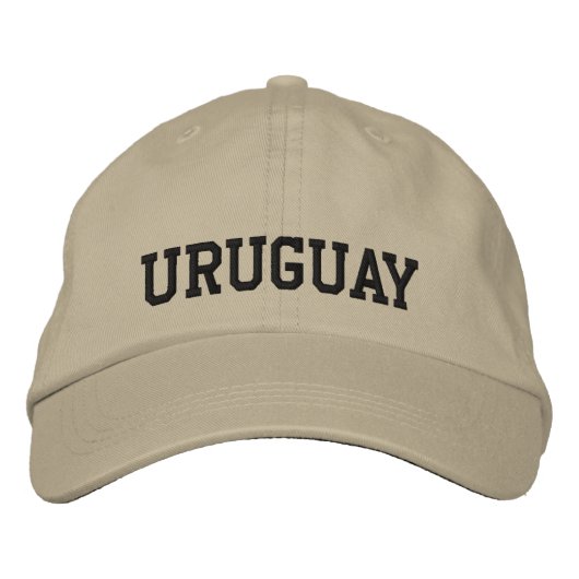 CASQUETTE BRODÉE URUGUAY PERSONNALISÉ (Devant)