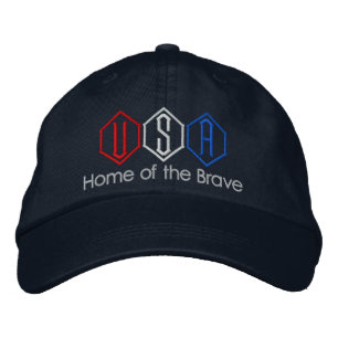 Casquette Brodée USA Accueil du Brave