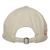Casquette Brodée USA "Je m'en fiche" Stone (Dos)