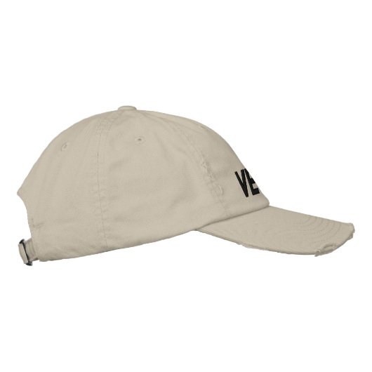 Casquette Brodée Vegan (Droite)