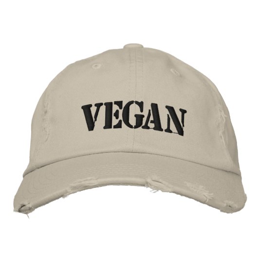 Casquette Brodée Vegan (Devant)