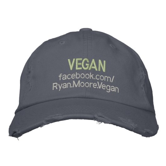 Casquette Brodée VEGAN Ryan.Moore.Vegan (Devant)