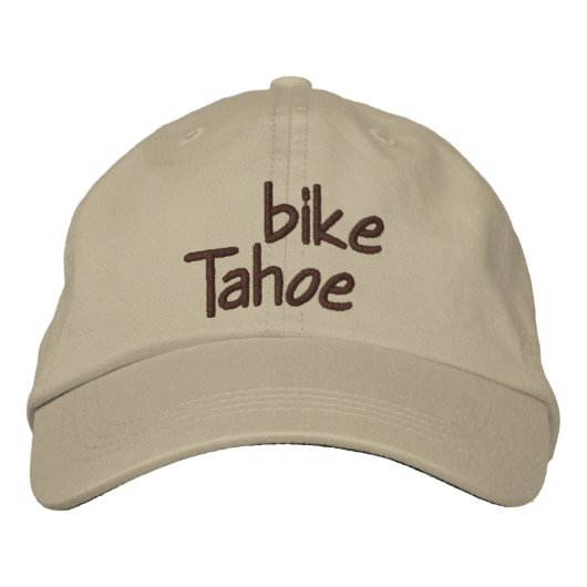 Casquette Brodée Vélo Tahoe (Devant)