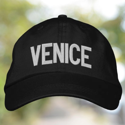 Casquette Brodée Venice Embroidered Hat