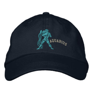 Casquette Brodée Verseau zodiaque signe broderie 20 janvier - 18