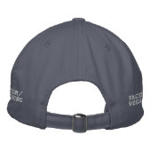 Casquette Brodée Vêtements VEGAN déçus (Dos)