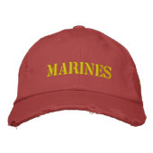 Casquette Brodée Vétéran marin (Devant)