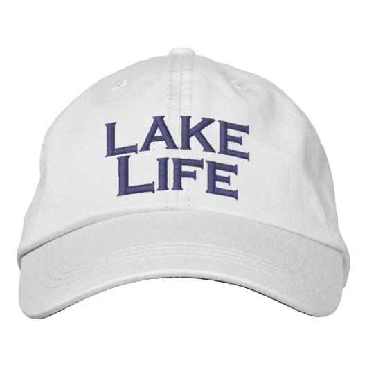 Casquette Brodée Vie de lac (Devant)