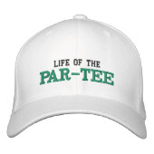 Casquette Brodée Vie Golf du Par Tee Monogram Initial (Devant)