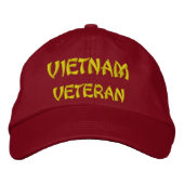 CASQUETTE BRODÉE VIETNAM VETERAN (Devant)