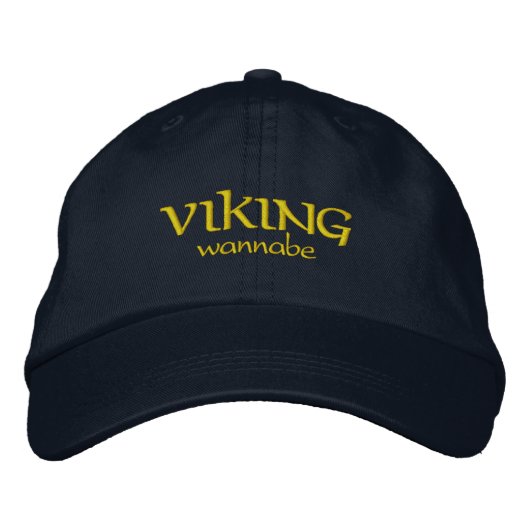 Casquette Brodée VIKING Wannabe (Devant)