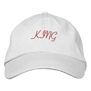 Casquette Brodée Visiteur cool et confortable King Text