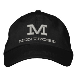 Casquette Brodée Volet Chino noir