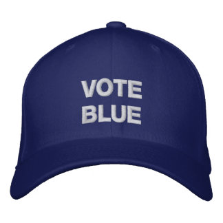 CASQUETTE BRODÉE VOTE BLUE 2020