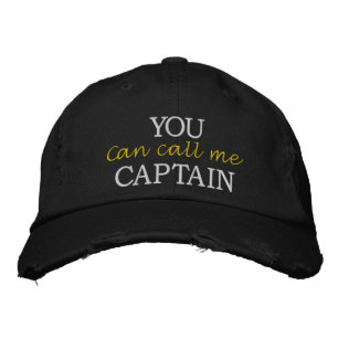Casquette Brodée Vous Pouvez M'Appeler Capitaine