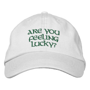 CASQUETTE BRODÉE VOUS SENTEZ DE LA CHANCE ? - HUMOUR IRLANDAIS