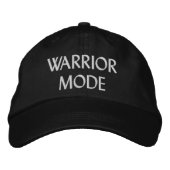 Casquette brodée Warrior Mode Classique (Devant)