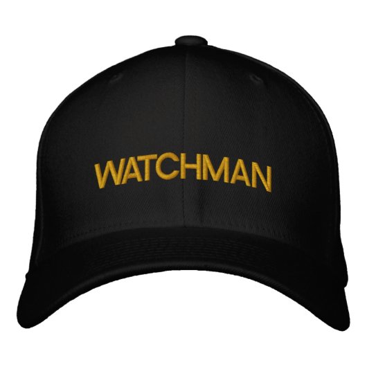 Casquette Brodée WATCHMAN / par : Opal01 (Devant)