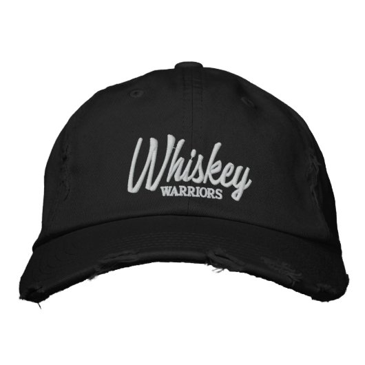Casquette Brodée Whiskey Warriors (Devant)