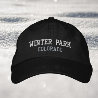 Casquette Brodée Winter Park Colorado ski vacances d'hiver