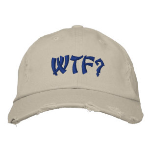 CASQUETTE BRODÉE WTF ?