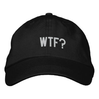 CASQUETTE BRODÉE WTF ?