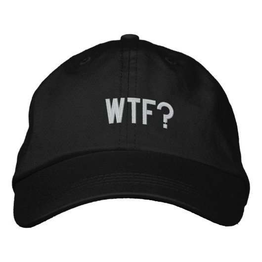 CASQUETTE BRODÉE WTF ? (Devant)