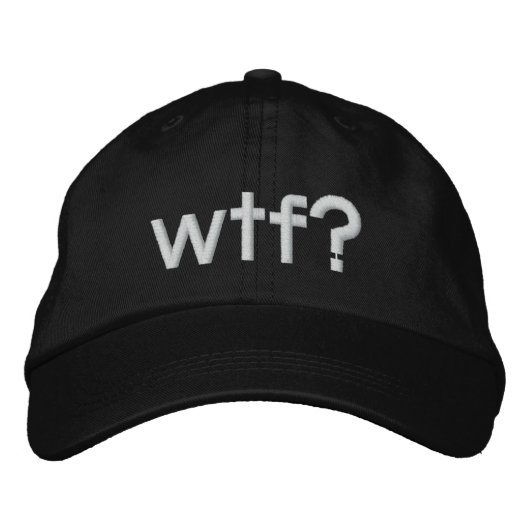 Casquette Brodée wtf ? (Devant)