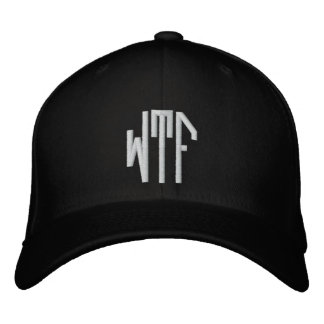 Casquette Brodée WTF lg oct bloc intégré ht