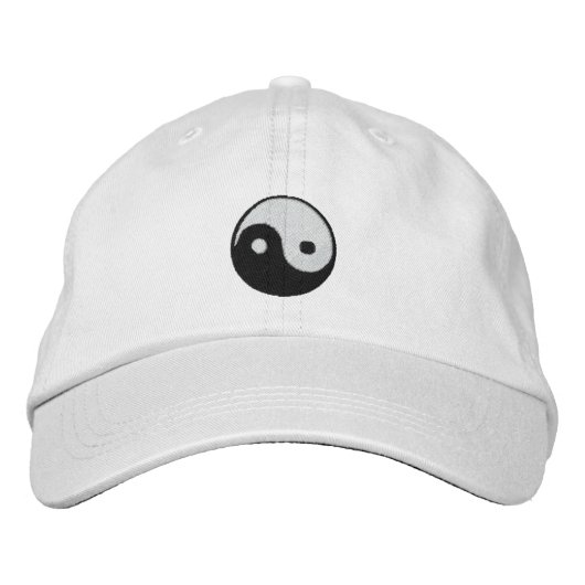 Casquette Brodée Yin et Yang (Devant)