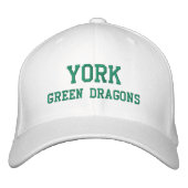 Casquette Brodée York Green Dragons 1973 Flexfit (Devant)