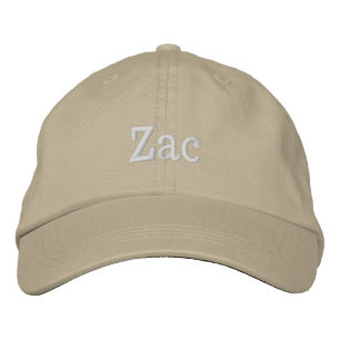 Casquette Brodée "Zac" Nom Brodé,