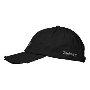Casquette Brodée « Zachary » nom masculin brodé,