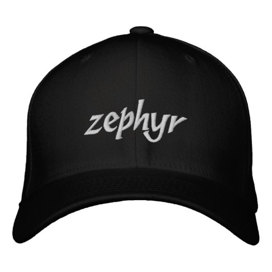 Casquette Brodée Zephyr (Devant)