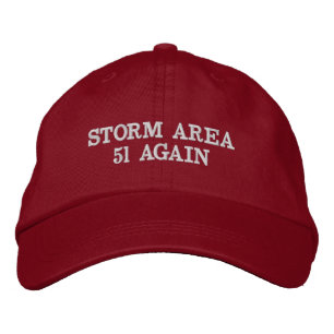 CASQUETTE BRODÉE ZONE DE TEMPÊTE 51 DE NOUVEAU
