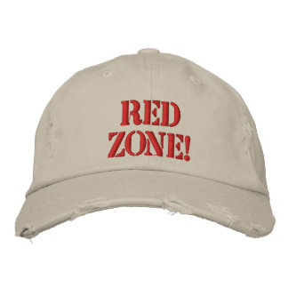 Casquette Brodée Zone rouge !