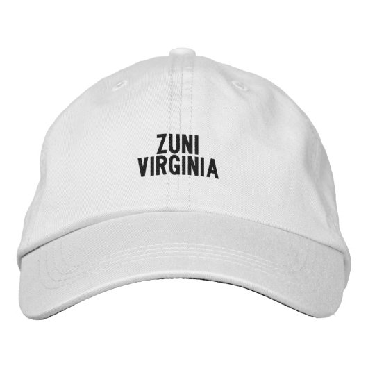 Casquette Brodée Zuni Virginia Hat (Devant)