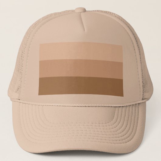 Casquette Brown Ombre strié (Devant)
