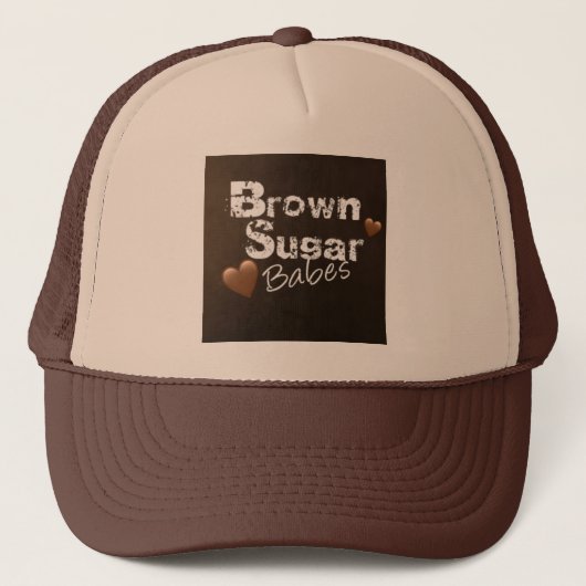 Casquette Brown pour bébés sucre (Devant)