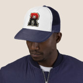 Casquette Brûlés à marquer d'une pierre blanche "R " (En situation)