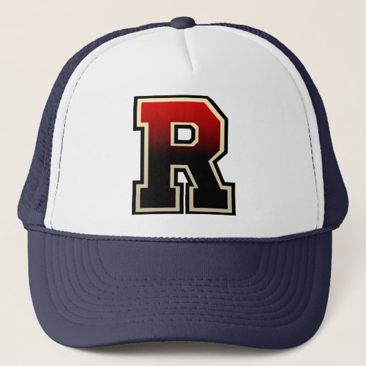 Casquette Brûlés à marquer d'une pierre blanche "R " (Devant)