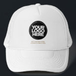 Casquette Brun | Logo personnalisé et baseball de texte<br><div class="desc">Créez votre propre chapeau de Trucker Chic Bio Brun Terrain! Notre modèle moderne et élégant est disponible dans une variété de couleurs, offrant des options de personnalisation complètes pour présenter votre logo d'entreprise, photo ou image choisie. Améliorez la personnalisation en ajoutant votre nom, slogan ou nom d'entreprise, poignée Instagram promotionnelle...</div>