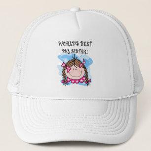 Casquette Brunette World's Best Big Sister Tshirts and Gifts