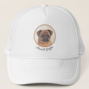 Casquette Bruxelles Griffon Smooth Painting Original Chien A