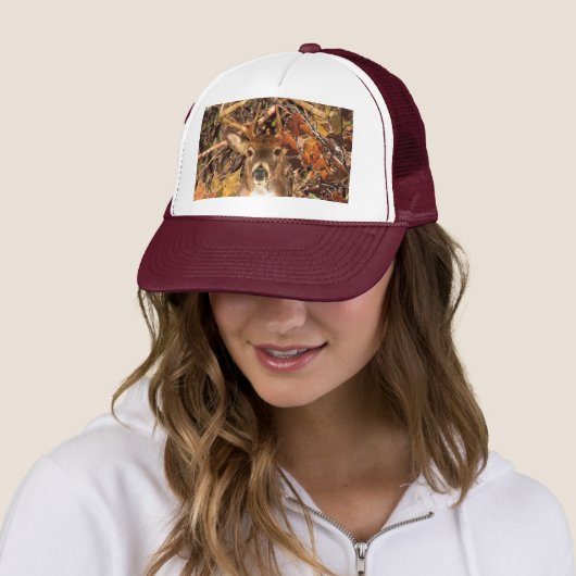 Casquette Buck in Fall Hunter Camo White Tail Deer (En situation)