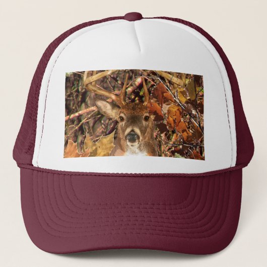 Casquette Buck in Fall Hunter Camo White Tail Deer (Devant)