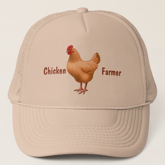 Casquette Buff Orpington Poulet Hen (Devant)