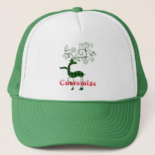 Casquette Buffalo Plaid Christmas Deer Thunder_Cove
